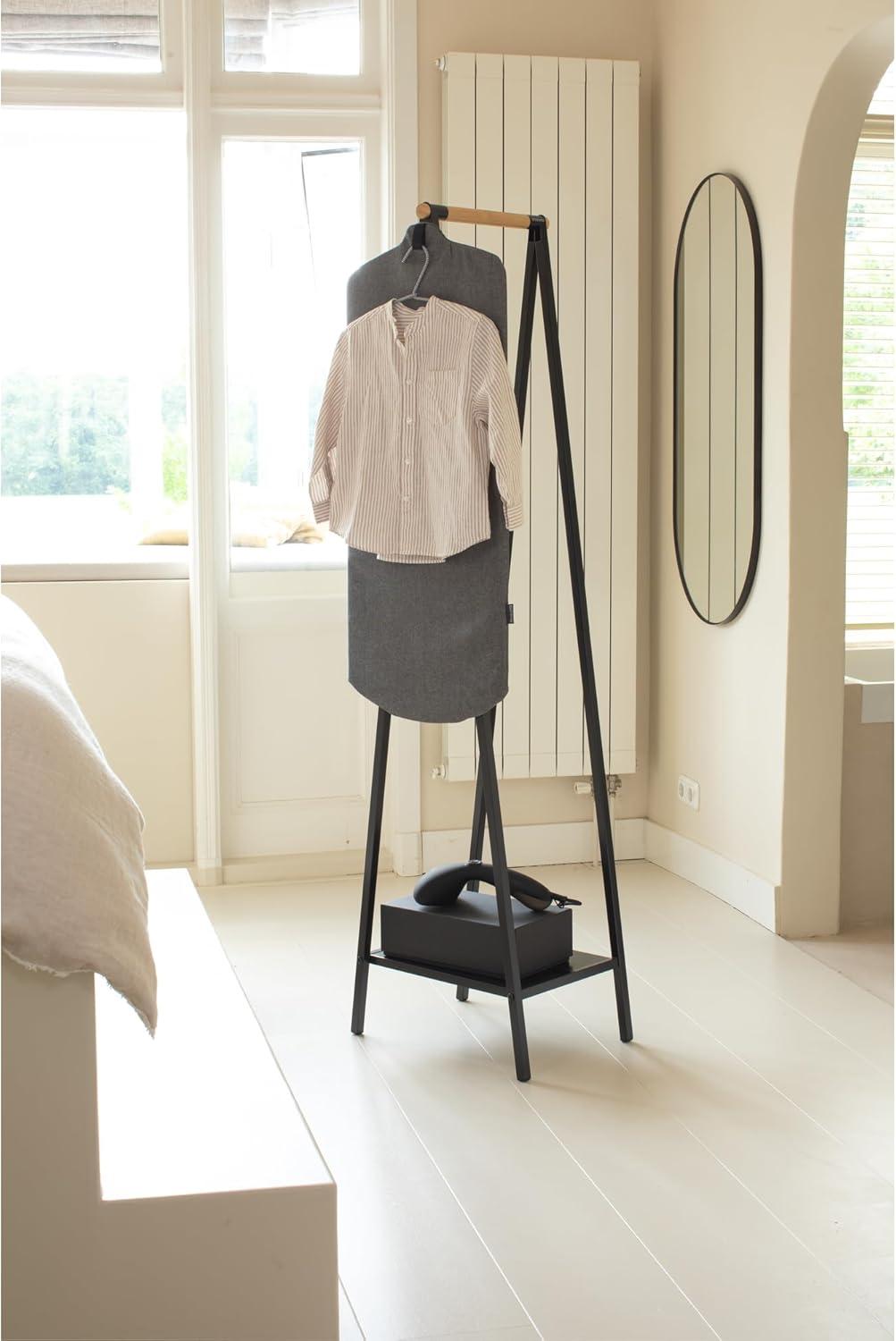 image:imageBrabantia Linn Steam Board Removable Steamer Accessory for Linn Rack Heat Resistant Surface Easier Steaming with Handheld Steamers Space Saving Home Accessory 38 inches GrayPepper Black