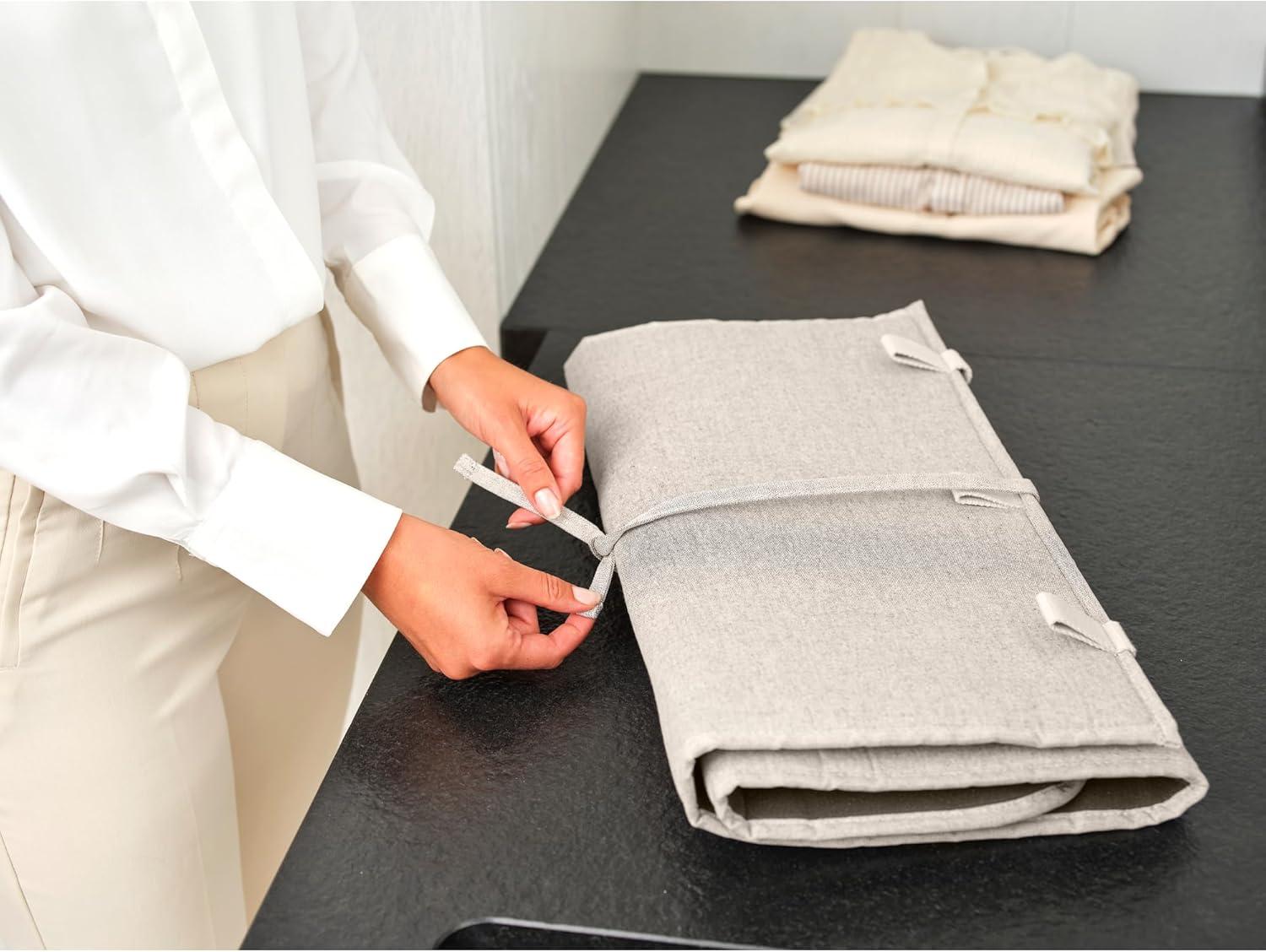 image:imageBrabantia Steam Clothes Hanger Solid Surface for HighPressure Steaming on Collars and Shoulders Quick amp Easy Results DoubleSided Use Versatile 360 Rotating Hook Pepper BlackGray