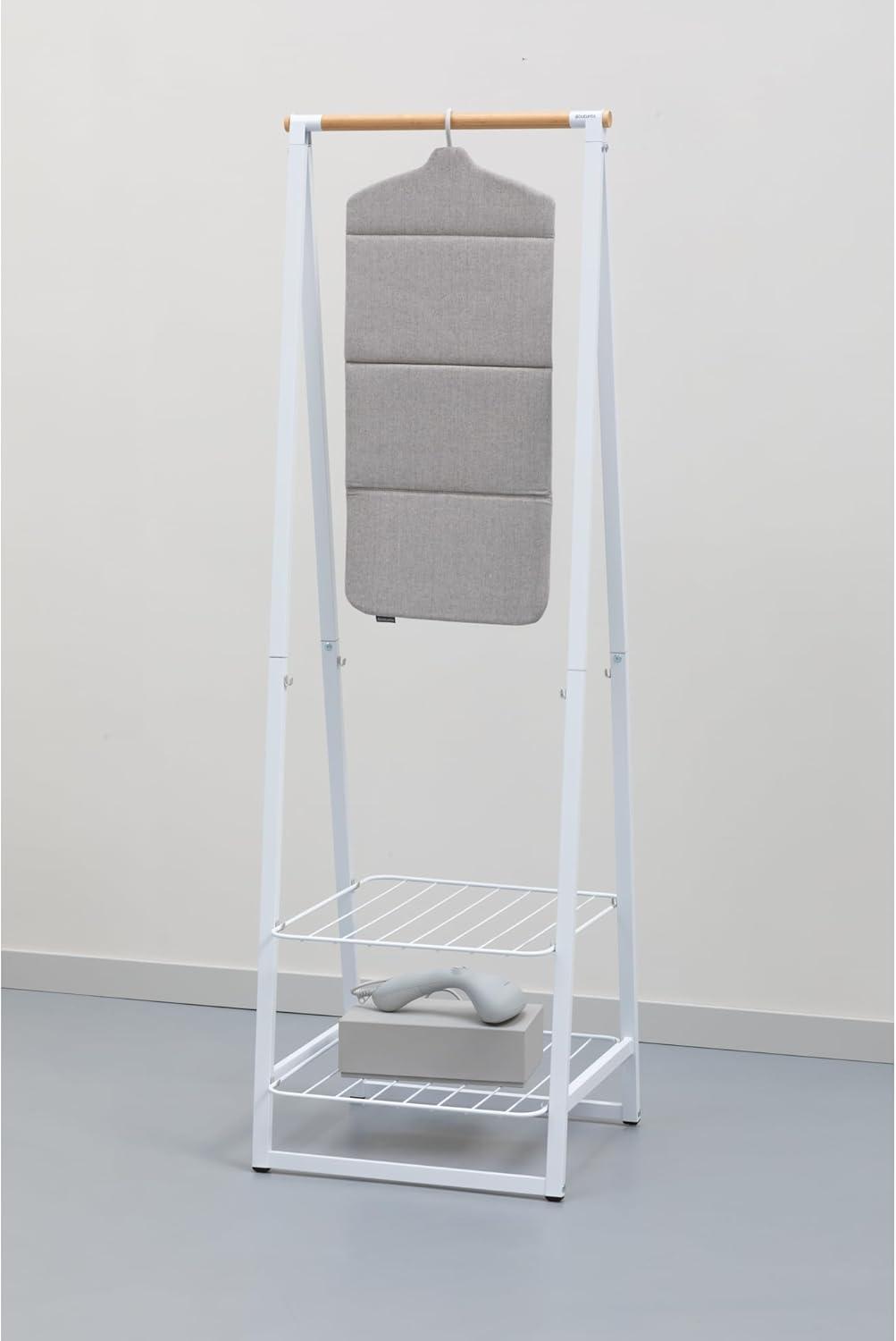 image:imageBrabantia Steam Clothes Hanger Solid Surface for HighPressure Steaming on Collars and Shoulders Quick amp Easy Results DoubleSided Use Versatile 360 Rotating Hook Pepper BlackGray
