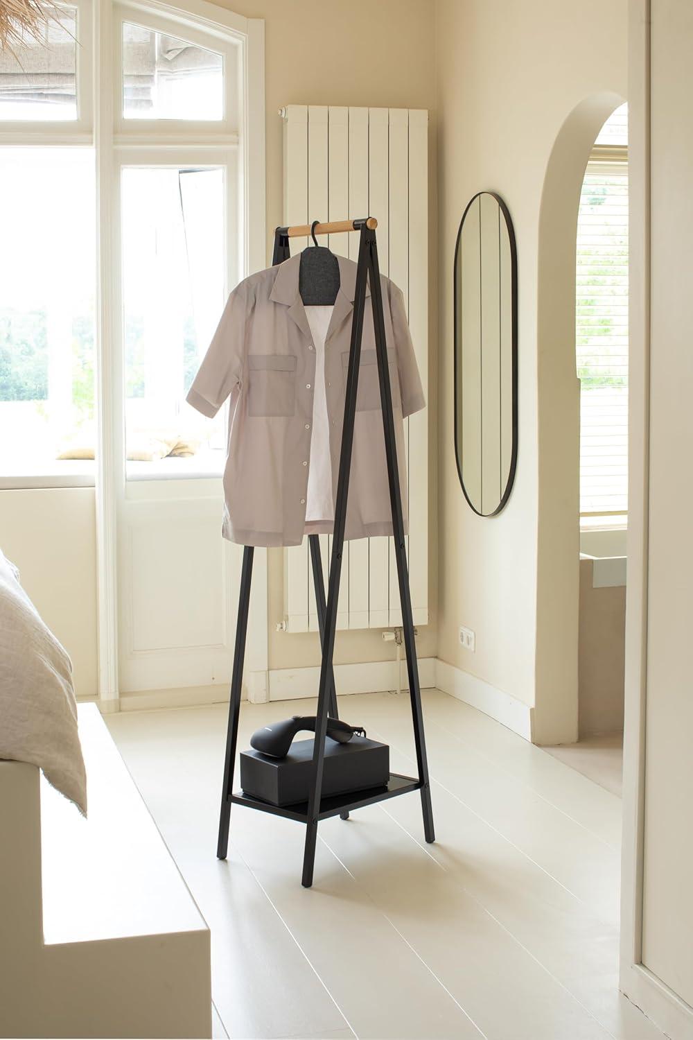 image:imageBrabantia Steam Clothes Hanger Solid Surface for HighPressure Steaming on Collars and Shoulders Quick amp Easy Results DoubleSided Use Versatile 360 Rotating Hook Pepper BlackPepper Black