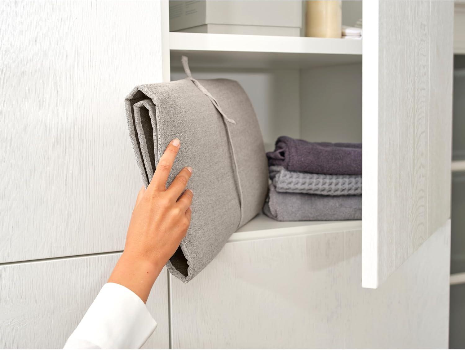 image:imageBrabantia Steam Clothes Hanger Solid Surface for HighPressure Steaming on Collars and Shoulders Quick amp Easy Results DoubleSided Use Versatile 360 Rotating Hook Pepper BlackGray