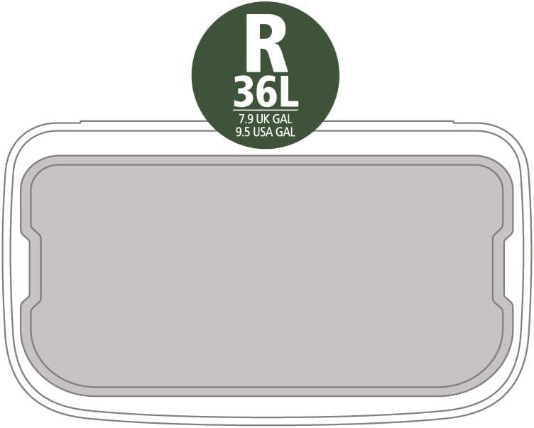 image:imageBrabantia Bo Touch Top Kitchen Trash Can with Single Compartment Mineral Gray 16 Gal Inner Bucket SoftClose Garbage Can Light Touch Opening StayOpen Lid Fits Against Wall Trash BagsConfident Gray
