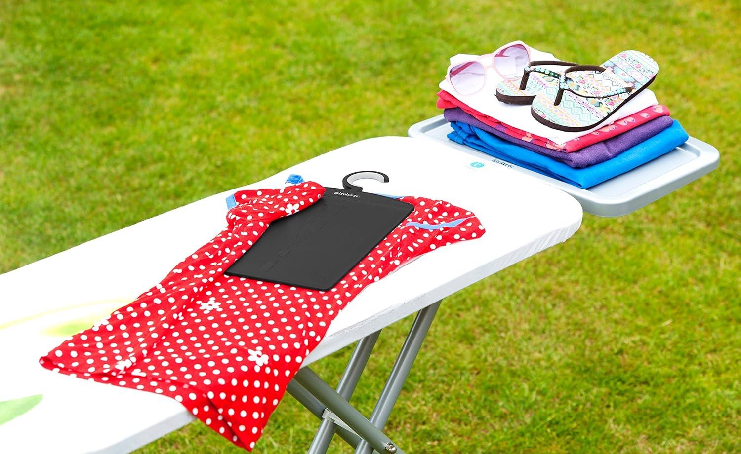 image:imageBrabantia Folding Board Calm Green Shirt Board Laundry Folder Folding Clothes Helper 8 x 02 x 15Black