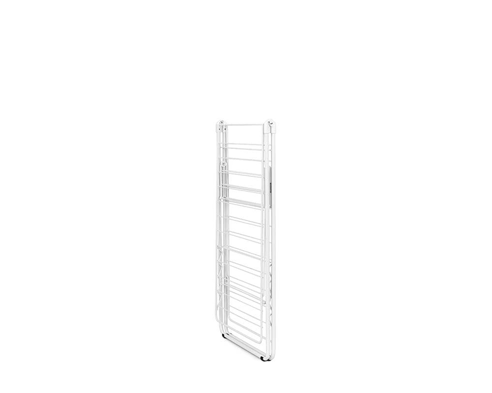 image:imageBrabantia HangOn Clothes Drying Rack 82ft 25m White Large Indoor Clothes Airer Laundry Stand with 2 FoldOut Wings amp Hanger Hooks Folds Flat Fits 2 Full LoadsFresh White