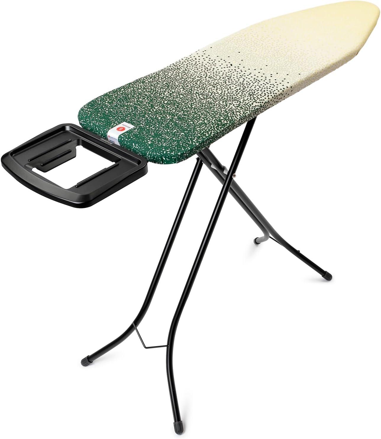 image:imageBrabantia Size B Ironing Board 49x15 in 7 Height Options Solid Steam Unit Rest Holder Denim Black NonSlip Feet AntiCollapse Child LocksNew Dawn