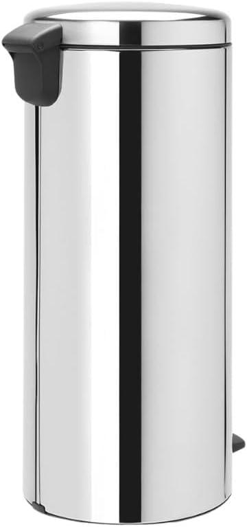 image:imageBrabantia StepOn XS Trash Can Metallic Gold 08 Gallon 3L Bathroom Bedroom Office Trash Can with Light Pedal Opening Handle amp Removable Inner Bucket 66 x 93 x 104 Trash BagsBrilliant Steel