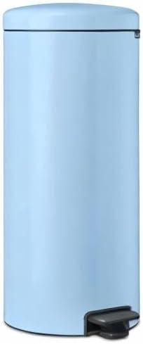 image:imageBrabantia StepOn XS Trash Can Metallic Gold 08 Gallon 3L Bathroom Bedroom Office Trash Can with Light Pedal Opening Handle amp Removable Inner Bucket 66 x 93 x 104 Trash BagsDreamy Blue