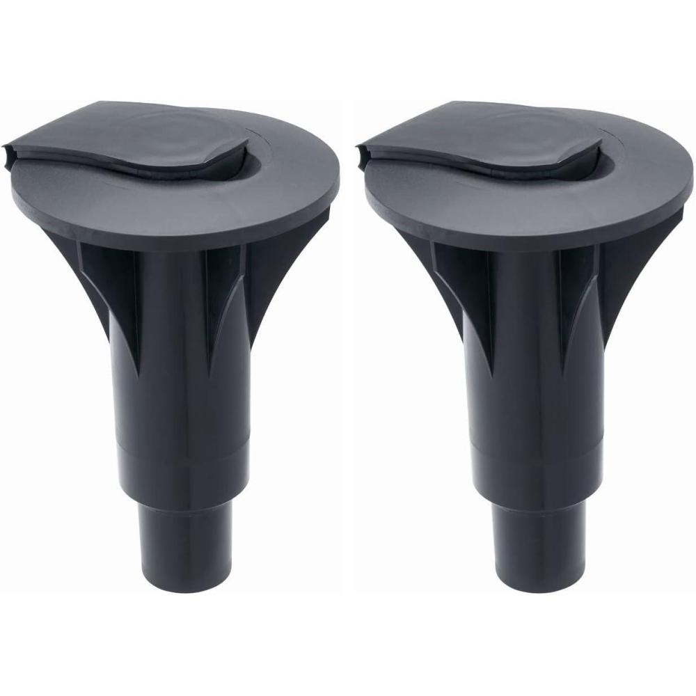 image:imageBrabantia Concrete Tube Plastic Clothes Drying Rack Accessories Closable Cap Ground WeatherResistant Plastic for Topspinner and LiftOMatic Black Size 2 45mm Pole197 50mm Pack of 2