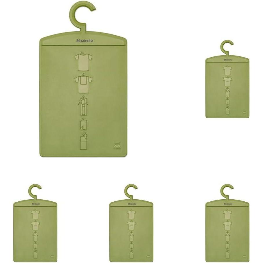 image:imageBrabantia Folding Board Calm Green Shirt Board Laundry Folder Folding Clothes Helper 8 x 02 x 15Calm Green