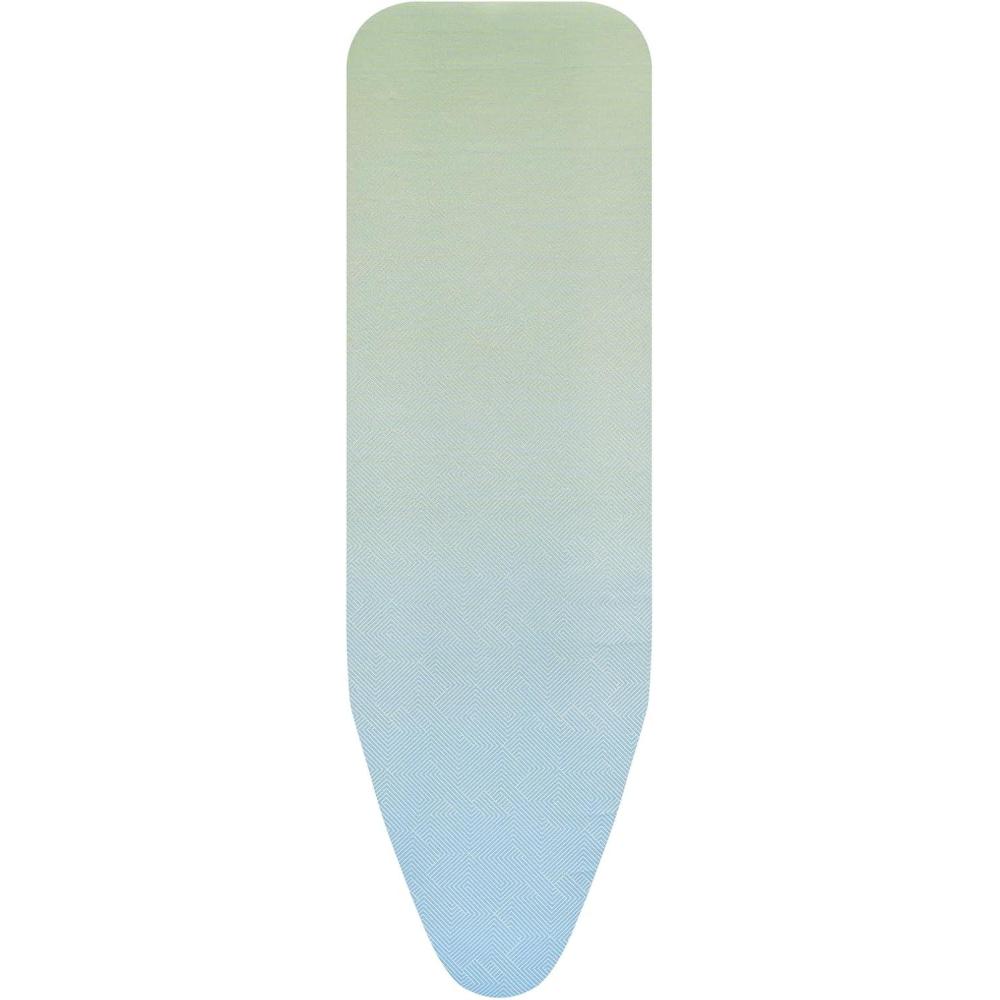 image:imageBrabantia Ironing Board Cover B 488 x 15 in Soothing Sea 100 Cotton Top Layer with 03 in Foam Padding for Size B Ironing Boards Durable Washable and Easy to Install