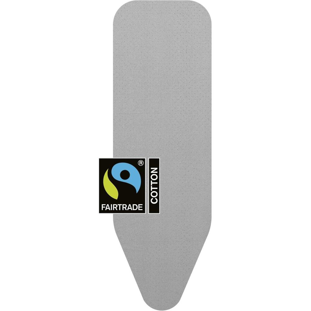 image:imageBrabantia Size D 53 x 18 in Replacement Ironing Board Cover with Thick Foam amp Felt Padding Denim Black EasyFit 100 CottonMetallised