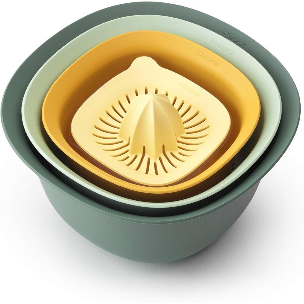 image:imageBrabantia Tasty Mixing Bowl Set with Colander and juicerClassic