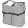 Brabantia – Bo Laundry Hamper Bag 2 x 12 Gal – Replacement Bag for Bo Laundry Hamper – Dual Compartments for Easy Sorting – Portable & Hygienic – Cotton Bag with Velcro Closing – Gray(2 x 12 Gal Compartments)
