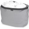 Brabantia – Bo Laundry Hamper Bag 2 x 12 Gal – Replacement Bag for Bo Laundry Hamper – Dual Compartments for Easy Sorting – Portable & Hygienic – Cotton Bag with Velcro Closing – Gray(1 x 16 Gal Compartment)