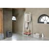 Brabantia – Linn Clothes Rack, Compact – Free Standing Clothing Rail – Clothes Storage – Hang, Air, or Dry Clothes – Sturdy Steel Frame & Bamboo Rod – 19 x 13 x 67 inches – Black(White)