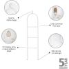 Brabantia – Linn Dressboy – Multi Purpose Clothes Stand – Hanging, Airing, or Drying – with Hook for Hanging – Compact Clothes Airer – Rail for Clothing or Towels – Home Accessory – White(White)