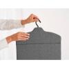 Brabantia – Steam Clothes Hanger – Solid Surface for High-Pressure Steaming on Collars and Shoulders – Quick & Easy Results – Double-Sided Use – Versatile 360° Rotating Hook – Pepper Black(Pepper Black)