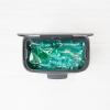 Brabantia Bo Step-On Kitchen Trash Can with Dual Compartments | Matt Black | 3 + 6 Gal Inner Buckets | Soft-Close Garbage Can, Light Pedal Operation, Stay-Open Lid | Fits Against Wall | + Trash Bags(Platinum)