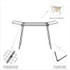 Brabantia HangOn Clothes Drying Rack | 59ft (18m) | Matt Black | Medium Indoor Clothes Airer, Foldable Laundry Stand for Large & Small Items, Wide Lines for Towels & Bedding | Fits 1 Full Load(Matt Black)