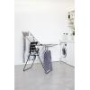 Brabantia HangOn Clothes Drying Rack | 67ft (20m) | Matt Black | Large Indoor Clothes Airer Laundry Stand with 2 Fold-Out Wings & Hanger Hooks, Folds Flat | Fits 2 Full Loads(Matt Black)