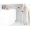 Brabantia HangOn Clothes Drying Rack with Garment Rail | 82ft (25m) | White | Large Indoor Clothes Airer Laundry Stand with 2 Fold-Out Wings & Hanger Hooks, Folds Flat | Fits 3 Full Loads(Fresh White)