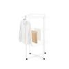 Brabantia HangOn Tower Clothes Drying Rack with Wheels | 76ft (23m) | White | Tall 3-Tier Indoor Clothes Airer with Adjustable Shelves for Towels, Folds Flat to Save Space | Fits 2+ Full Loads(White)