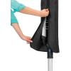 Brabantia Lift-O-Matic Outdoor 4 Arm Clothesline (164 ft/Ø 1.8″) Height Adjustable, Folding Clothes Drying Rack + Ground Spike & Cover (Gray)(Gray)