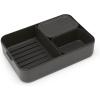Brabantia Make & Take Bento Lunch Box (Dark Gray) 2 Compartments & Lidded Pot, Lift-Out Tray Divider, BPA-Free, Airtight Snap Locks, Microwave & Freezer Safe, Travel Meal Prep Container(Dark Gray)