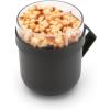 Brabantia Make & Take Soup Mug with Handle & Removable Clear Compartment for Toppings (Light Gray) 100% Leakproof, Microwave & Freezer Safe, Meal Prep Container (20 fl oz)(Dark Gray)