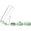 Brabantia Make & Take Water Bottle with Fruit Sieve (Jade Green) 17 fl oz Travel Drinking Bottle with Handle/Belt Clip & Infuser, BPA-Free, Leakproof, Dishwasher Safe(Jade Green)