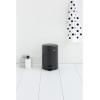 Brabantia New Icon Step Trash Can (0.8 Gal/Matt Black) Soft Closing Kitchen Garbage/Recycling Can with Removable Bucket(Matt Black)