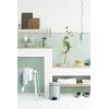 Brabantia New Icon Step Trash Can (0.8 Gal/Matt Black) Soft Closing Kitchen Garbage/Recycling Can with Removable Bucket(Metallic Mint)