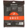 Brabantia PerfectFit Trash Bags (Size O/8 Gal) Thick Plastic Trash Can Liners with Drawstring Handles (40 Bags)(White – Code B)