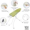 Brabantia Size B Ironing Board (49×15 in) 7 Height Options, Solid Steam Unit Rest Holder (Denim Black) Non-Slip Feet, Anti-Collapse Child Locks(Calm Rustle)