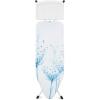 Brabantia Size B Ironing Board (49×15 in) 7 Height Options, Solid Steam Unit Rest Holder (Denim Black) Non-Slip Feet, Anti-Collapse Child Locks(Cotton Flower)