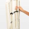 Brabantia Size B Ironing Board (49×15 in) 7 Height Options, Solid Steam Unit Rest Holder (Denim Black) Non-Slip Feet, Anti-Collapse Child Locks(Denim Blue)