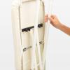 Brabantia Size B Ironing Board (49×15 in) 7 Height Options, Solid Steam Unit Rest Holder (Denim Black) Non-Slip Feet, Anti-Collapse Child Locks(Ecru)