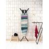 Brabantia Size B Ironing Board (49×15 in) 7 Height Options, Solid Steam Unit Rest Holder (Denim Black) Non-Slip Feet, Anti-Collapse Child Locks(Morning Breeze)