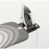 Brabantia Size B Ironing Board (49×15 in) 7 Height Options, Solid Steam Unit Rest Holder (Denim Black) Non-Slip Feet, Anti-Collapse Child Locks(Titan Oval)