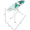 Brabantia Size B Ironing Board (49×15 in) 7 Height Options, Solid Steam Unit Rest Holder (Denim Black) Non-Slip Feet, Anti-Collapse Child Locks(Tropical Leaves)