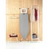 Brabantia Size C Ironing Board (49×18 in) 7 Height Options, Solid Steam Iron Rest Holder (Ecru) Non-Slip Feet, Anti-Collapse Child Locks(Metallized)