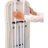 Brabantia Size C Ironing Board (49×18 in) 7 Height Options, Solid Steam Iron Rest Holder (Ecru) Non-Slip Feet, Anti-Collapse Child Locks(Soothing Sea)