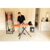 Brabantia Size D (53 x 18 in) Replacement Ironing Board Cover with Thick Foam & Felt Padding (Denim Black) Easy-Fit, 100% Cotton(Happy Glow)