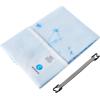 Brabantia Size D (53 x 18 in) Replacement Ironing Board Cover with Thick Foam & Felt Padding (Denim Black) Easy-Fit, 100% Cotton(Tropical Leaves)