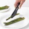 Brabantia Tasty+ Precision Tongs (Granite Gray) Non-Stick, Heat-Resistant, Dishwasher-Safe Nylon Serving, Grilling Cooking Tongs