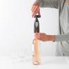 Brabantia Tasty+ Wine Bottle Opener Corkscrew (Dark Gray) Easy To Use, Safe Enclosed Spiral, Extra Large Turning Handle(Dark Gray)