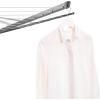 Brabantia Topspinner Outdoor 4 Arm Spinning Clothesline (164 ft/Ø 1.8″) Rotating, Folding Clothes Drying Rack + Concrete Ground Tube (Gray)(Anthracite)