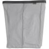 Brabantia – Bo Laundry Hamper Bag 2 x 12 Gal – Replacement Bag for Bo Laundry Hamper – Dual Compartments for Easy Sorting – Portable & Hygienic – Cotton Bag with Velcro Closing – Gray(2 x 12 Gal Compartments)