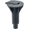 Brabantia – Concrete Tube Plastic – Clothes Drying Rack Accessories – Closable Cap – Ground – Weather-Resistant Plastic – for Topspinner and Lift-O-Matic – Black – Size 2 – Ø 45mm Pole(1.77″ / 45mm)