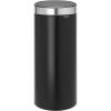 Brabantia Press-Top Kitchen Trash Can | Steel/Black | 8 Gallon / 30L | Home Trash Can with Soft-Touch Stay-Open Lid & Removable Inner Bucket | + Trash Bags(Matt Black/Matt Steel)